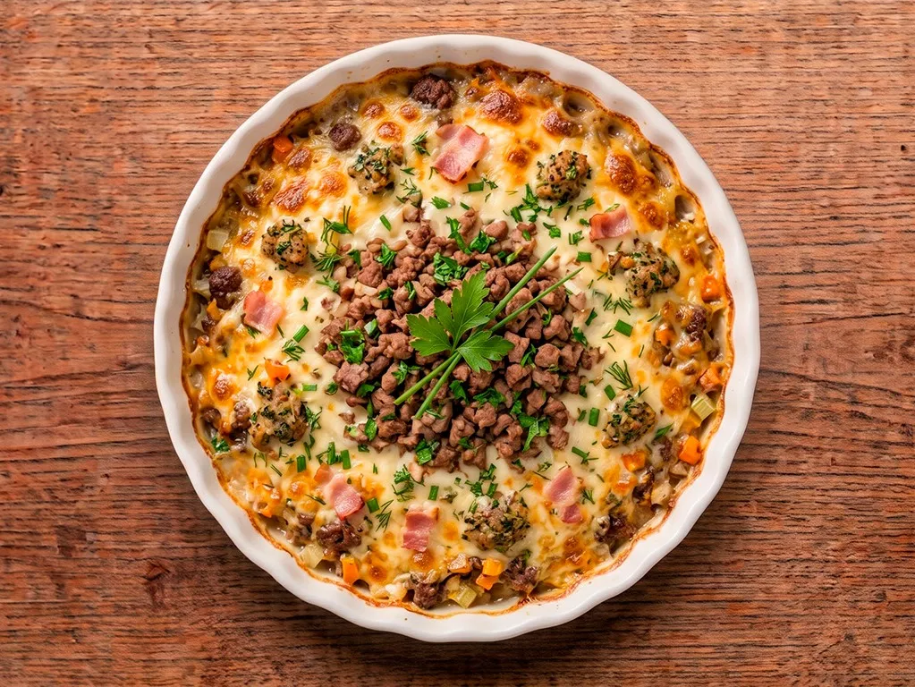Запеканка мясная